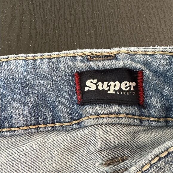 Silver Jeans Super Stretch Aiko Bootcut Low Rise Womens 32/33 Cotton Cowgirl - Picture 11 of 16